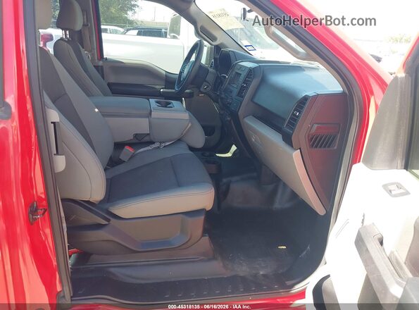 1FTEX1EB2KKD76921 2019 FORD F150 Красный Вид салона спереди