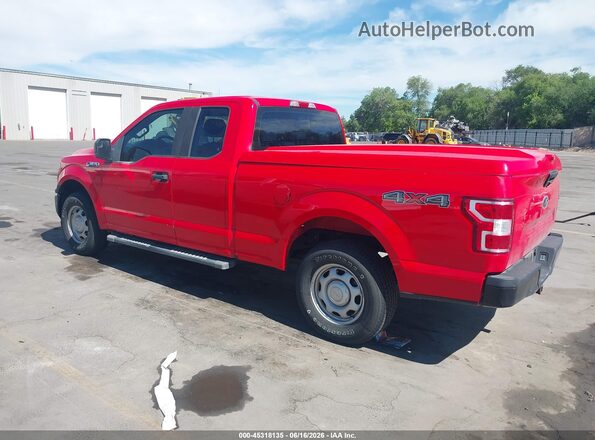 1FTEX1EB2KKD76921 2019 FORD F150 Красный Задняя левая четверть