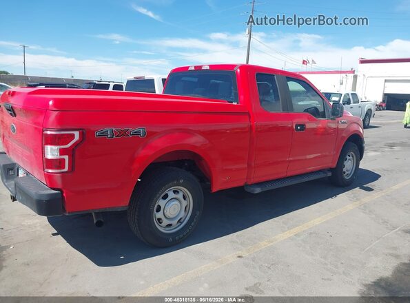 1FTEX1EB2KKD76921 2019 FORD F150 Красный Задняя правая четверть