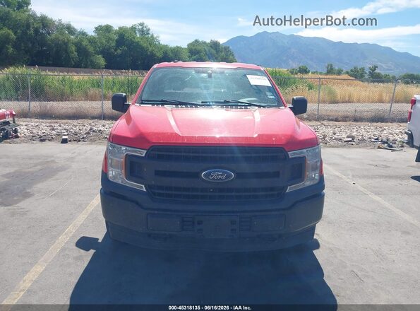 1FTEX1EB2KKD76921 2019 FORD F150 Красный Вид щитка приборов
