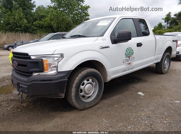 1FTEX1EB2KKE89249 2019 FORD F150 White Առջևի ձախ երեք քառորդ տեսարան