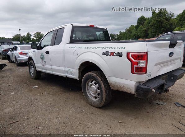 1FTEX1EB2KKE89249 2019 FORD F150 White Հետևի ձախ