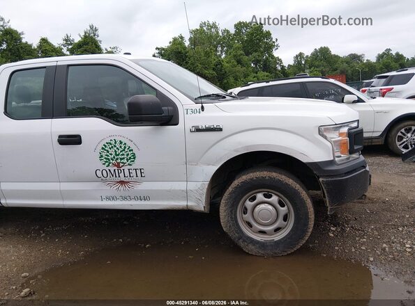 1FTEX1EB2KKE89249 2019 FORD F150 White Դիմացի տեսք