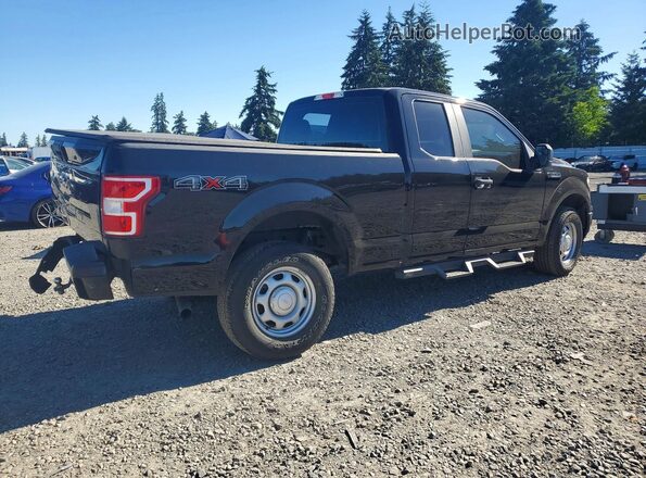 1FTEX1EB3KKD34273 2019 FORD F150 Черный Задняя правая четверть