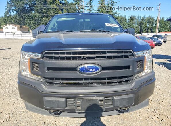 1FTEX1EB3KKD34273 2019 FORD F150 Черный Вид спереди