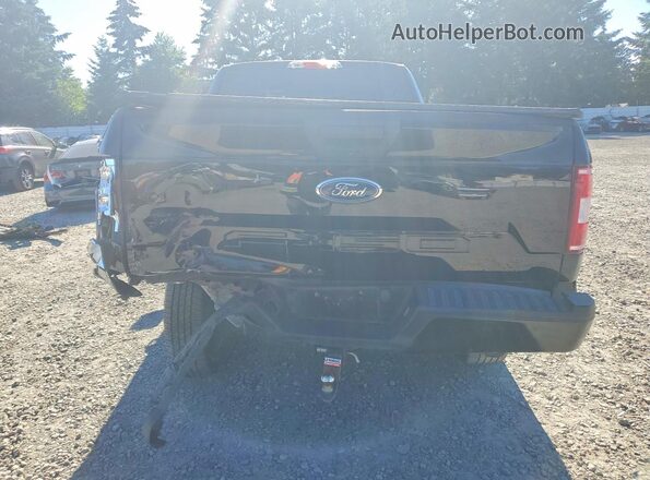 1FTEX1EB3KKD34273 2019 FORD F150 Черный Вид сзади