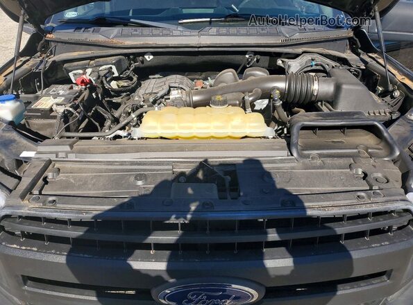 1FTEX1EB3KKD34273 2019 FORD F150 Черный Вид задней части салона