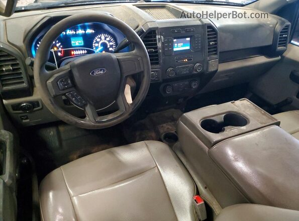 1FTEX1EB3KKD48108 2019 FORD F150 White Dashboard view