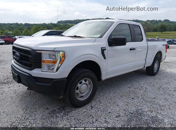 1FTEX1EB4MFB38483 2021 FORD F150 White 