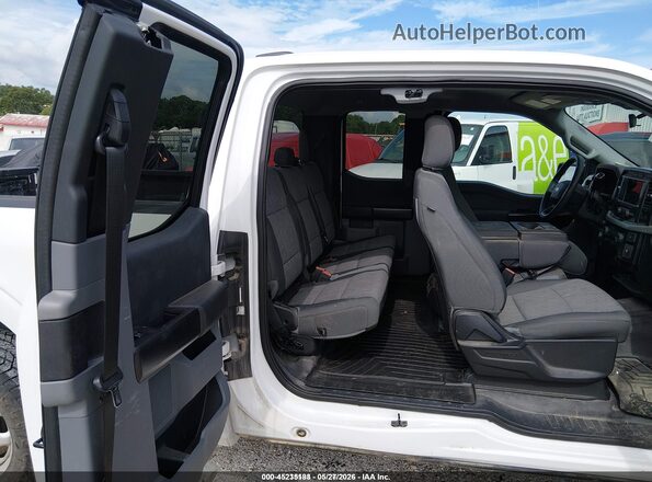 1FTEX1EB4MFB38483 2021 FORD F150 White 