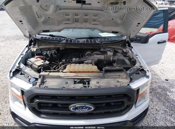 1FTEX1EB4MFB38483 2021 FORD F150 White 