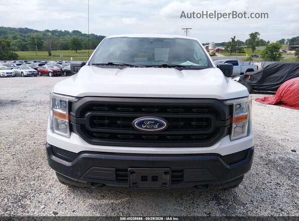 1FTEX1EB4MFB38483 2021 FORD F150 White 
