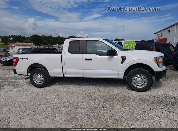 1FTEX1EB4MFB38483 2021 FORD F150 White 