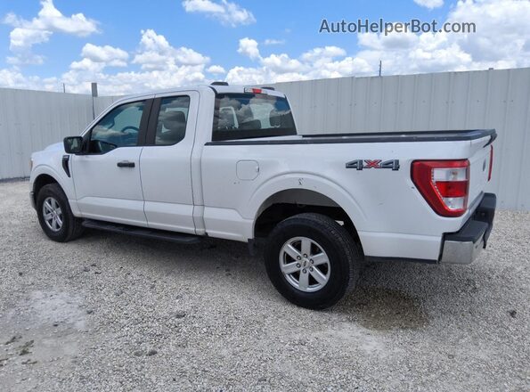 1FTEX1EB4MKE56921 2021 FORD F150 White 
