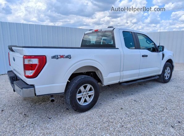 1FTEX1EB4MKE56921 2021 FORD F150 White 