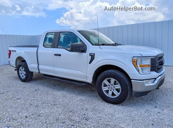 1FTEX1EB4MKE56921 2021 FORD F150 White 