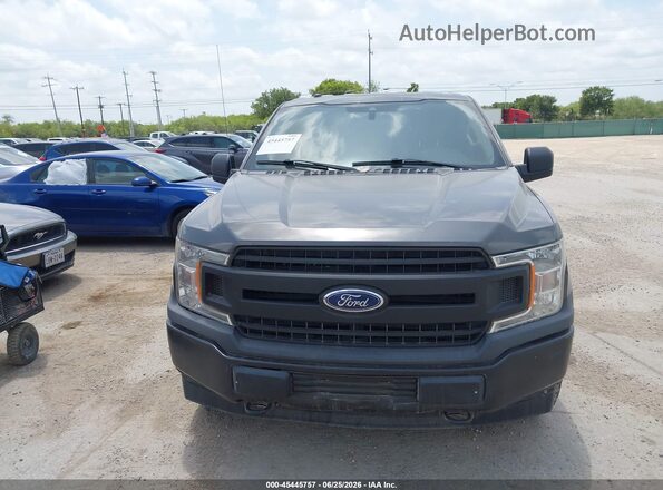 1FTEX1EB5KKD36753 2019 FORD F150 Серый Вид щитка приборов