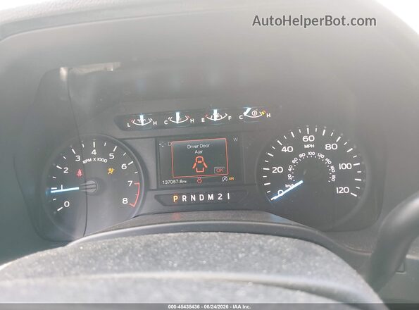 1FTEX1EB6KKF11382 2019 FORD F150 White უკანა სავარძლების ხედი