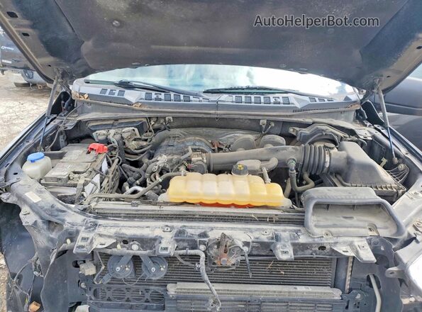 1FTEX1EB7JFB13024 2018 FORD F150 Gray Вид задньої частини салону