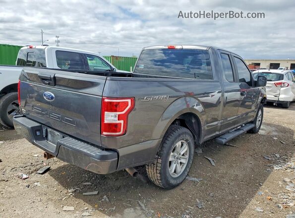 1FTEX1EB7JFB13024 2018 FORD F150 Gray Задня права чверть