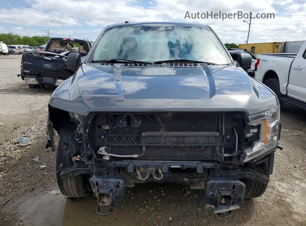 1FTEX1EB7JFB13024 2018 FORD F150 Gray Вид спереду