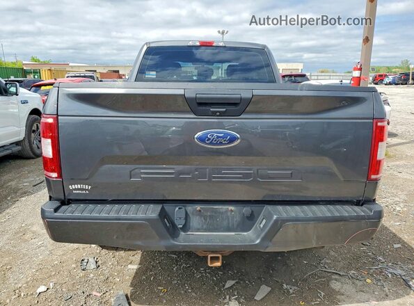 1FTEX1EB7JFB13024 2018 FORD F150 Gray Вид ззаду