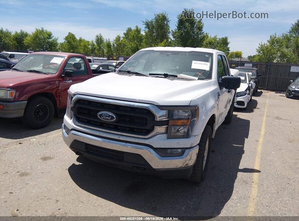 1FTEX1EB7PKD25177 2023 FORD F150 White Սալոնի հետևի տեսք