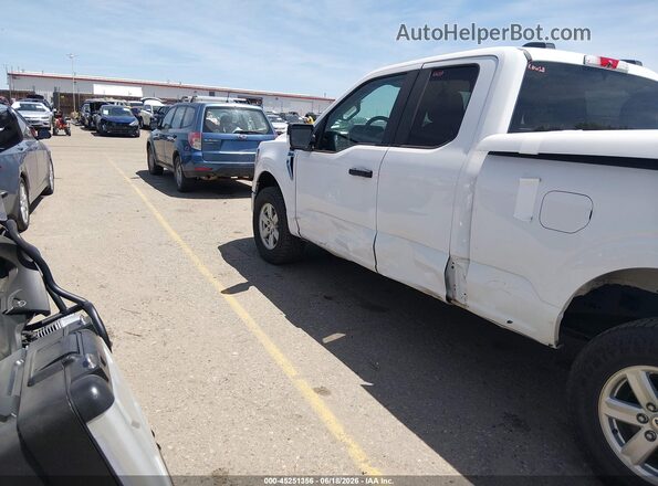 1FTEX1EB7PKD25177 2023 FORD F150 White Սարքավորումների վահանակի տեսք