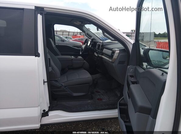 1FTEX1EB8MFB38485 2021 FORD F150 White Սալոնի դիմացի տեսք
