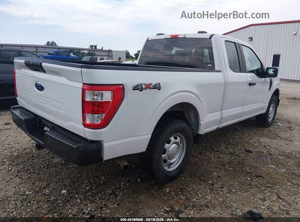 1FTEX1EB8MFB38485 2021 FORD F150 White Հետևի աջ