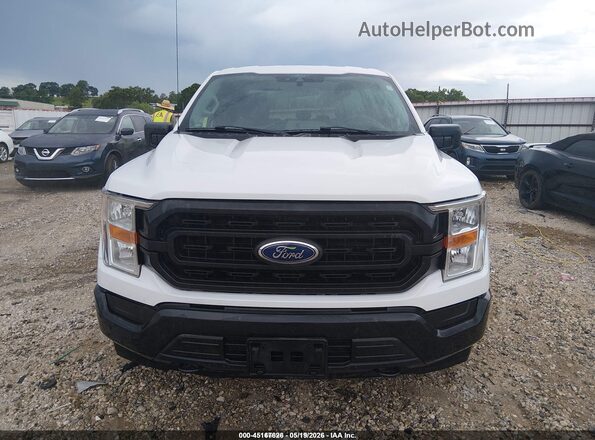 1FTEX1EB8MFB38485 2021 FORD F150 White Սարքավորումների վահանակի տեսք