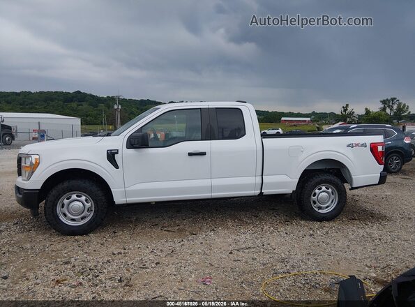 1FTEX1EB8MFB38485 2021 FORD F150 White Սալոնի 360 աստիճան տեսք