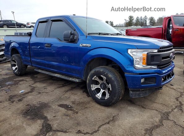 1FTEX1EB9JFB92891 2018 FORD F150 Blue წინა მარჯვენა