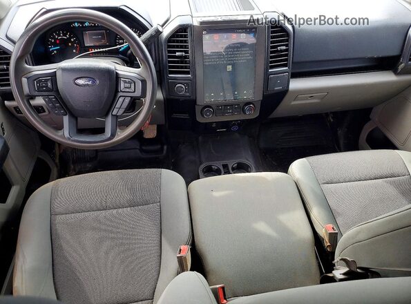 1FTEX1EB9JFB92891 2018 FORD F150 Blue წინა პანელის ხედი