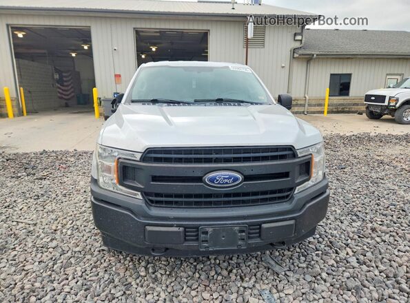 1FTEX1EBXJKD47018 2018 FORD F150 Silver Դիմացի տեսք