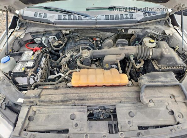 1FTEX1EBXJKD47018 2018 FORD F150 Silver Սալոնի հետևի տեսք