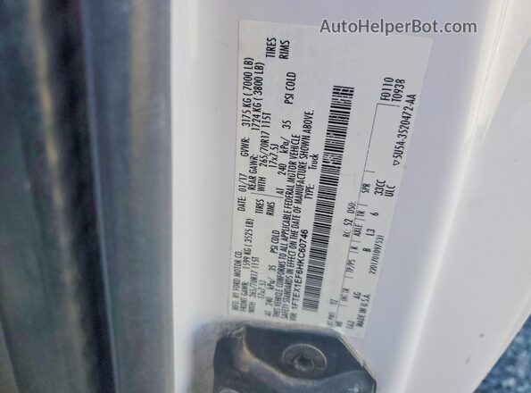 1FTEX1EF6HKC60746 2017 FORD F150 White Engine compartment view