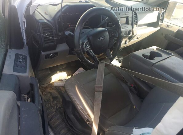 1FTEX1EF6HKC60746 2017 FORD F150 White Dashboard view