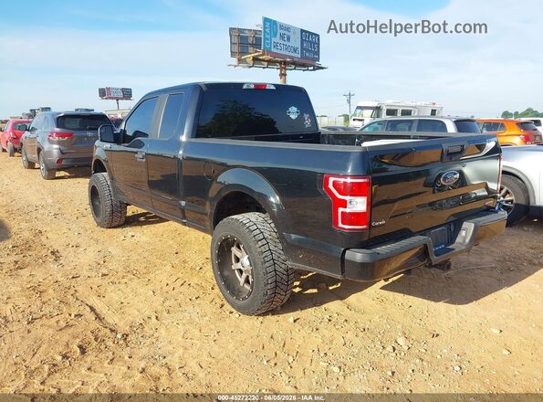 1FTEX1EP0JKE72170 2018 FORD F150 Black Trasero izquierdo