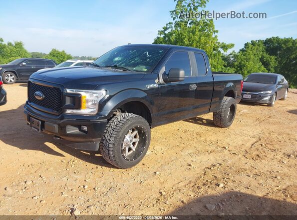 1FTEX1EP0JKE72170 2018 FORD F150 Black Vista tres cuartos delantera izquierda