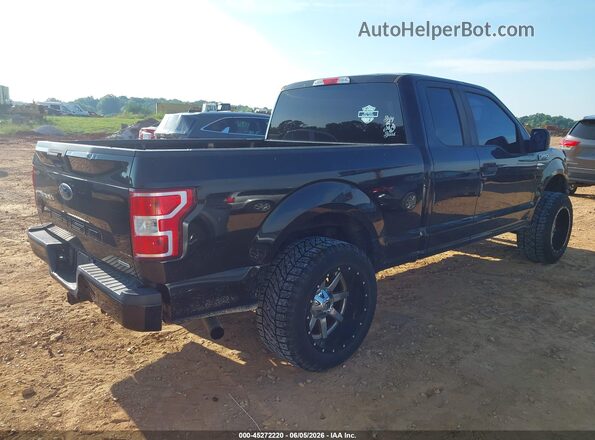 1FTEX1EP0JKE72170 2018 FORD F150 Black Trasero derecho