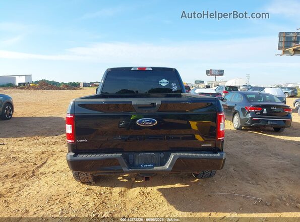 1FTEX1EP0JKE72170 2018 FORD F150 Black 