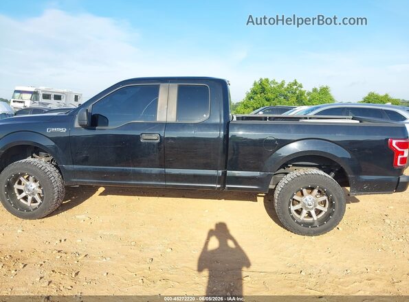 1FTEX1EP0JKE72170 2018 FORD F150 Black Vista interior de 360 grados