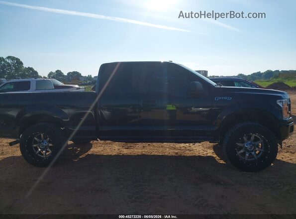 1FTEX1EP0JKE72170 2018 FORD F150 Black Vista interior trasera