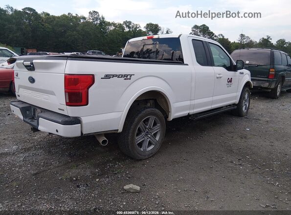 1FTEX1EP0JKF52374 2018 FORD F150 White Հետևի աջ