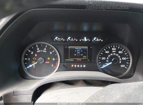 1FTEX1EP0JKF52374 2018 FORD F150 White Հետևի նստատեղերի տեսք