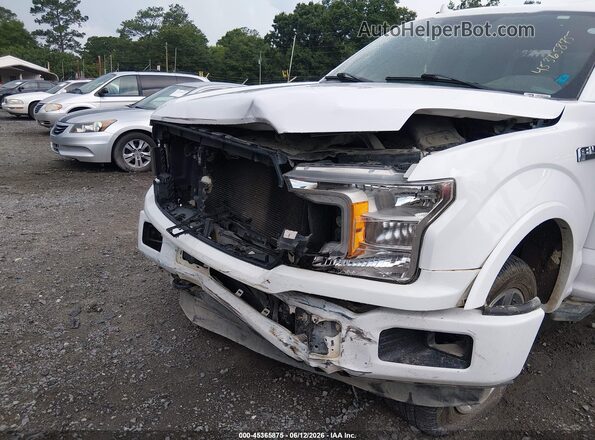 1FTEX1EP0JKF52374 2018 FORD F150 White Դիմացի տեսք