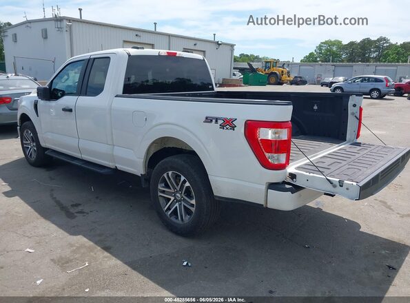1FTEX1EP0NKD72088 2022 FORD F150 White Rear left