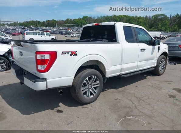 1FTEX1EP0NKD72088 2022 FORD F150 White Rear right