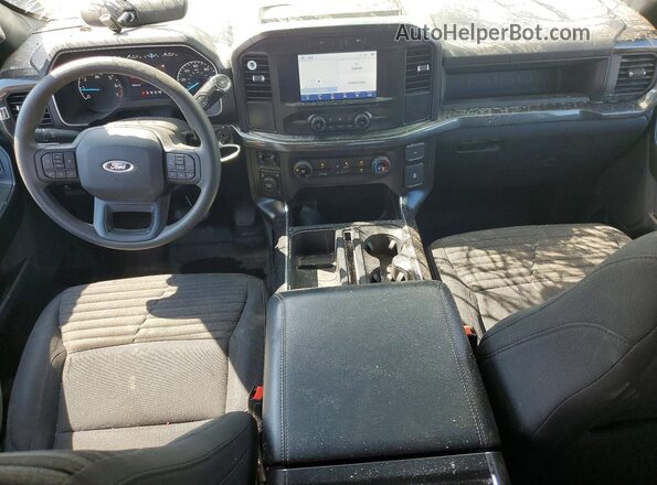 1FTEX1EP0PKD51308 2023 FORD F150 Серебряный Вид панели приборов